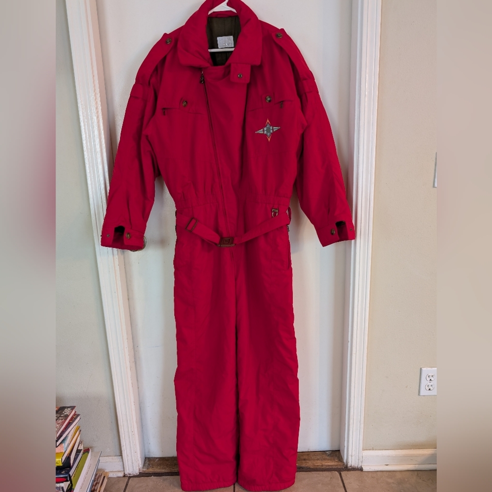 Bogner Belted Ski Snowboard Snowsuit 38